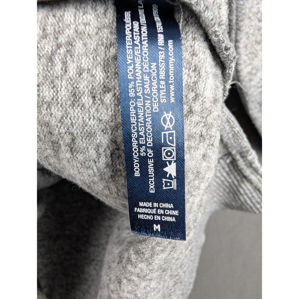 Tommy Hilfiger Womens Heather Gray Long Sleeve Crew Neck Pullover Sweatshirt‎